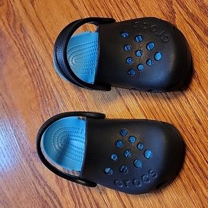 Crocs blue. Toddler Size 6.
